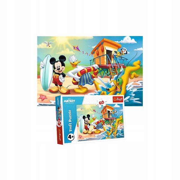 Puzzle 60 Ciekawy Dzień Mikiego I Przyjaciół 17359 zdjęcie 6