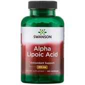 SWANSON Kwas alfa liponowy 300 mg, ALA (120 kaps.)