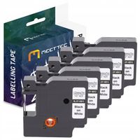 Zestaw 5 Kaset do DYMO D1 45013 12mm 7m LM160