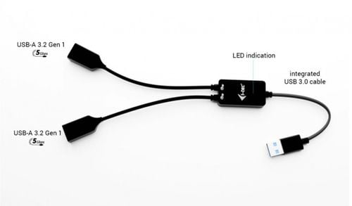Hub USB i-tec USB-A Cable HUB 2 port (2x USB-A) na Arena.pl