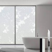 Folia okienna matowa mleczna storczyk orchidea 90 cm statyczna UV PCW