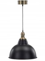 LAMPA wisząca SIENNA XL czarny mat śr. 38cm