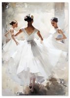 Plakat balet baletnica baletnice 40x50 cm