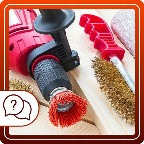 Szczotki druciane nylonowe do wkrętarki wiertarki do drewna zestaw 5 na Arena.pl