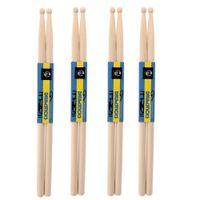 Pałki pałeczki perkusyjne Klon Naturalne Moboog 5A 4 komplety ZESTAW