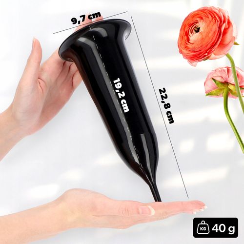 WAZON FLAKON NA CMENTARZ GRÓB NAGROBEK CZARNY 23cm na Arena.pl