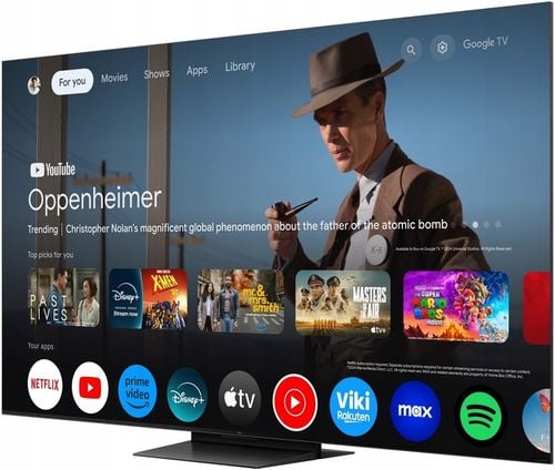 Telewizor TCL 75C7K 75" QD-Mini LED 4K 144Hz Google TV Dolby Atmos na Arena.pl