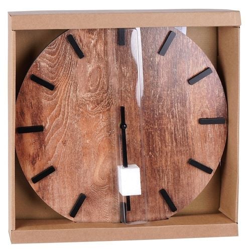 Zegar ścienny brązowy 40 cm na Arena.pl