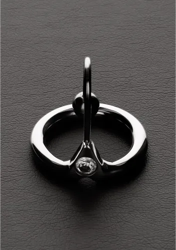 steel lock n load - stalowy pierścień regulowany z blokadą, srebrny na Arena.pl