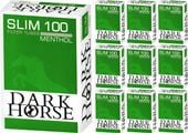 Gilzy papierosowe DARK HORSE SLIM MENTHOL EXTRA LONG 100szt X 10