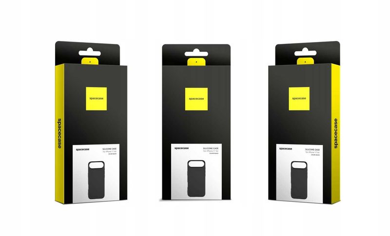 Spacecase Silicone Case 3.0 Iphone 17 Air Black zdjęcie 7