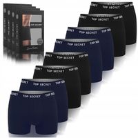 TOP SECRET Bokserki Męskie Bawełniane 8pak Rozmiar L