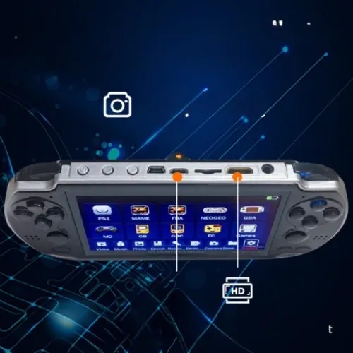 MINI konsola przenośna do gier RETRO x7 POLSKIE MENU 1000 GIER + KABEL na Arena.pl