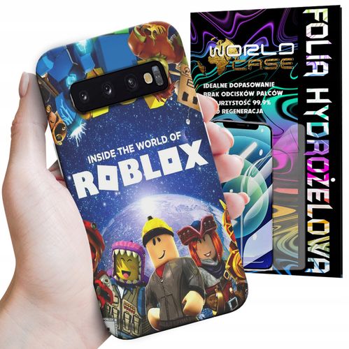 ETUI CASE DO SAMSUNG S10 PLUS - ROBLOX GRY BAJKI GTA MARIO SONIC + FOLIA na Arena.pl