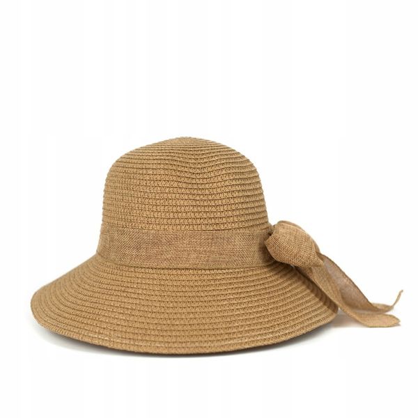 Elegancki minimalistyczny kapelusz letni Pauline cz22124-1 zdjęcie 5