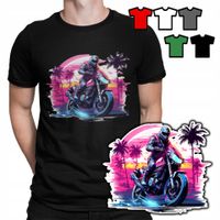 KOSZULKA T-SHIRT MĘSKI - DLA MOTOCYKLISTY NA MOTOCYKL MOTOR PREZENT - XS