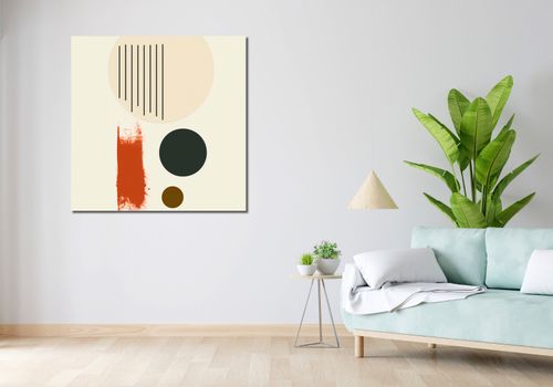 Obraz 100x100cm Symetryczna Struna na Arena.pl