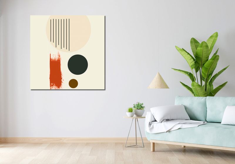 Obraz 100x100cm Symetryczna Struna zdjęcie 2