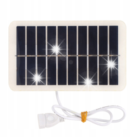 SOLARNA ŁADOWARKA USB BATERIA SŁONECZNA 5V 2W 400mA AWARYJNY