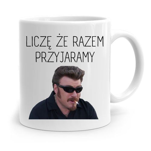 Kubek Dla Dziewczyny Liczę Że Razem Przyjaramy Z Nadrukiem Ze Zdjęciem na Arena.pl