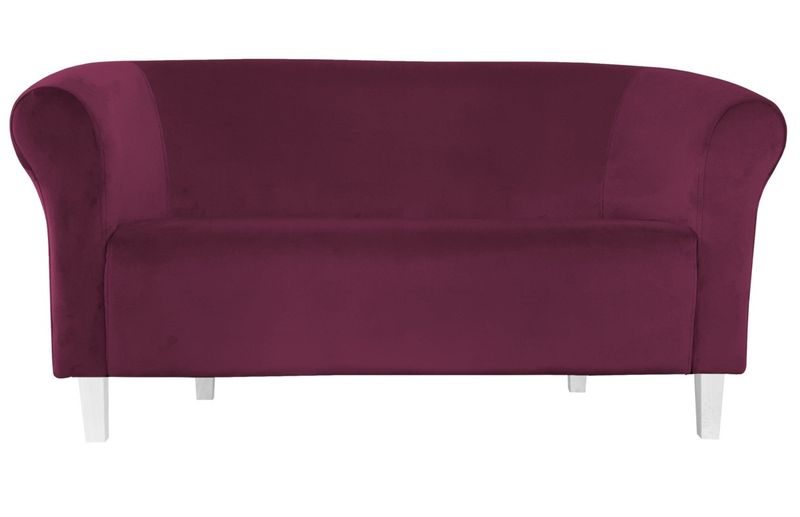 Sofa Milo MG02 śliwka nogi 15 białe zdjęcie 1