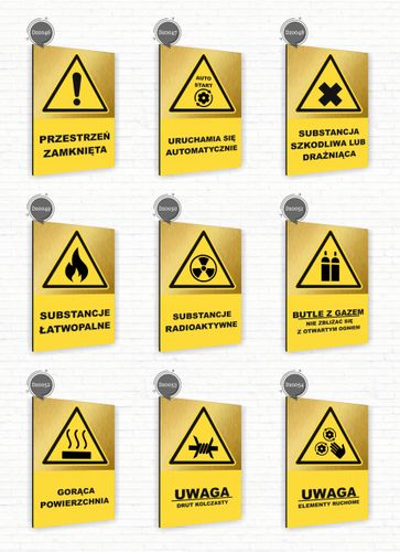 Tabliczka znak informacyjny 40x30 Złota PARKING DLA PREZESA Nierdzewna na Arena.pl
