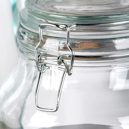 Słoik Pojemnik Szklany Kuchenny Patentowy z Klipsem do Żywności 2,4L na Arena.pl