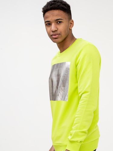 Męska Bluza Breezy Silver Panel Limonkowa XXL na Arena.pl