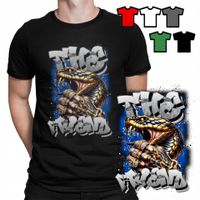 KOSZULKA T-SHIRT MĘSKI WYBÓR - THE FRIEND KOBRA WĄŻ ZABAWNE WZORY - L