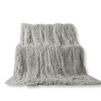 Koc Włochacz 160X200 Jasny Szary Fld-20