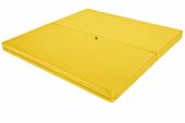 Materac Pole Dance UNDERFIT 130 x 120 x 6 cm miękki żółty