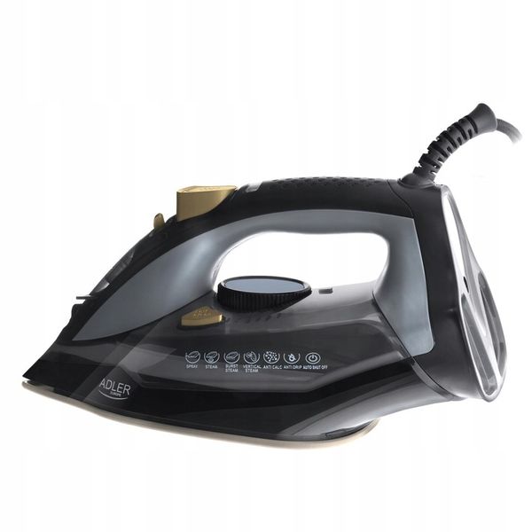 ŻELAZKO PAROWE 3000W STRAŻAK ANTI-CALC ANTI-DRIP PRASOWANIE W PIONIE MOCNE zdjęcie 2