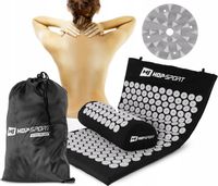 Mata akumata z kolcami do akupresury zdrowotna do masażu zestaw z poduszką