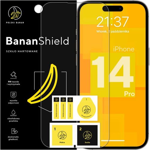 Szkło hartowane 9H BananShield do Apple iPhone 14 Pro na Arena.pl