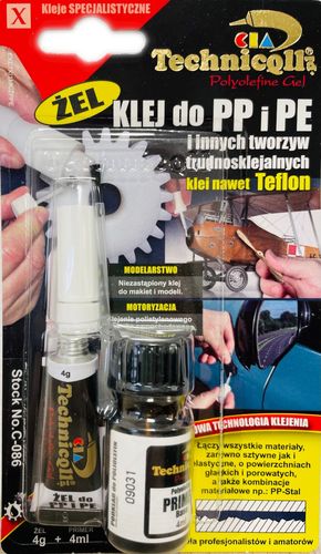 ŻEL KLEJ DO TWORZYW PP PE C-086 TECHNICQLL na Arena.pl