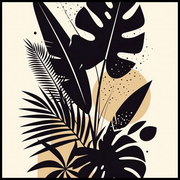 Plakat 80x80cm Tropikalny Raj zdjęcie 2