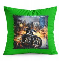 PODUSZKA ZIELONA PREZENT - MOTOR MOTOCYKL
