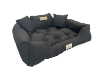 Legowisko Imię Pupila KINGDOG 75x65 Czarne