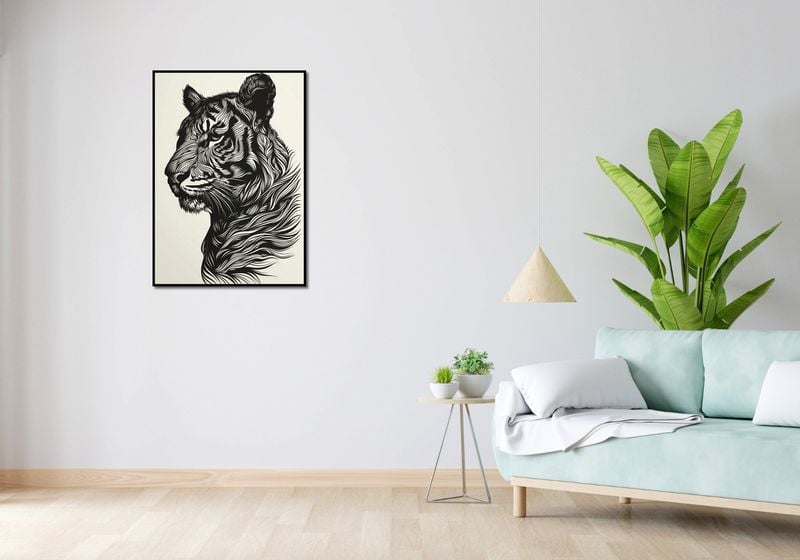 Plakat 64x90cm Tygrysi Gwizd zdjęcie 4