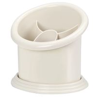 Ociekacz suszarka na sztućce z podstawką MOLLY kremowy