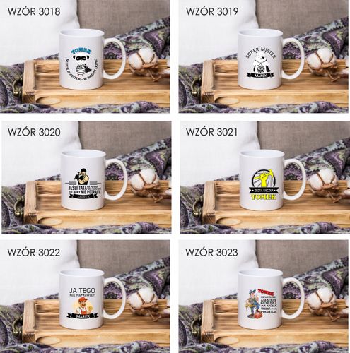 Kubek z nadrukiem napis PREZENT dla DZIADKA na Arena.pl