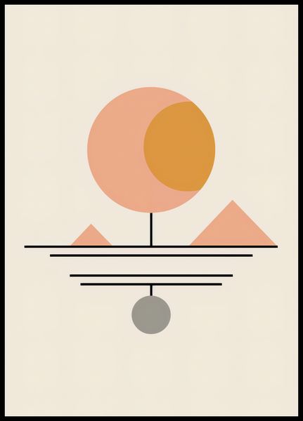 Plakat 64x90cm Geometryczna Utopia zdjęcie 2