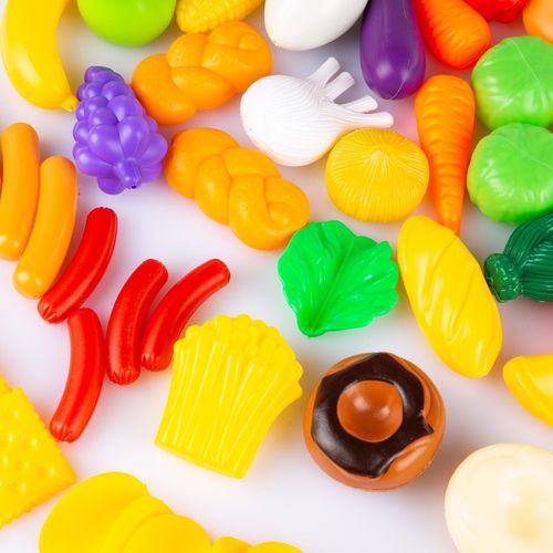 KINDERPLAY PLASTIKOWE WARZYWA OWOCE DO KUCHNI DLA DZIECI 120 elementów na Arena.pl