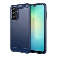 etui silikonowe na samsung galaxy a26 carbon case - niebieskie