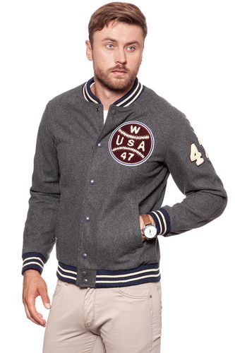 WRANGLER BILLY BASEBALL DARK GREY MEL W4702WF06 S na Arena.pl