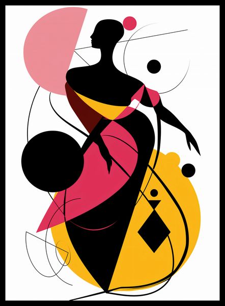 Plakat 40x55cm Sylwetka Gracji zdjęcie 2
