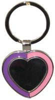Breloczek serce z lusterkiem