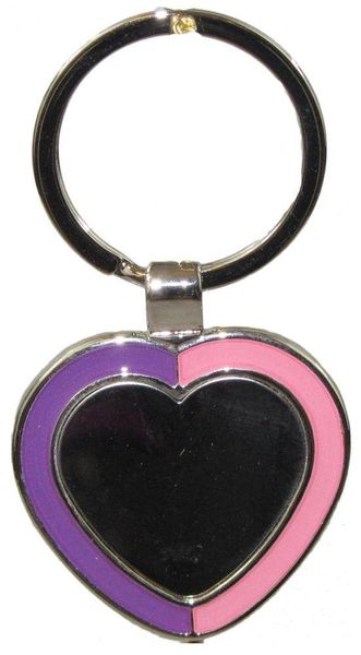 Breloczek serce z lusterkiem zdjęcie 1