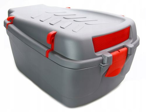 Techno-Smart KUFER BAGAŻNIK KOSZYK ROWEROWY DUŻY ZAMYKANY z ODBLASKIEM na Arena.pl