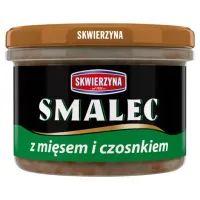 SKWIERZYNA SMALEC 160g Z MIĘSEN I CZOSNKIEM SŁOIK